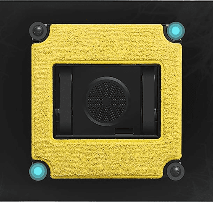 Robot Lave Vitre utilisation vue dessous