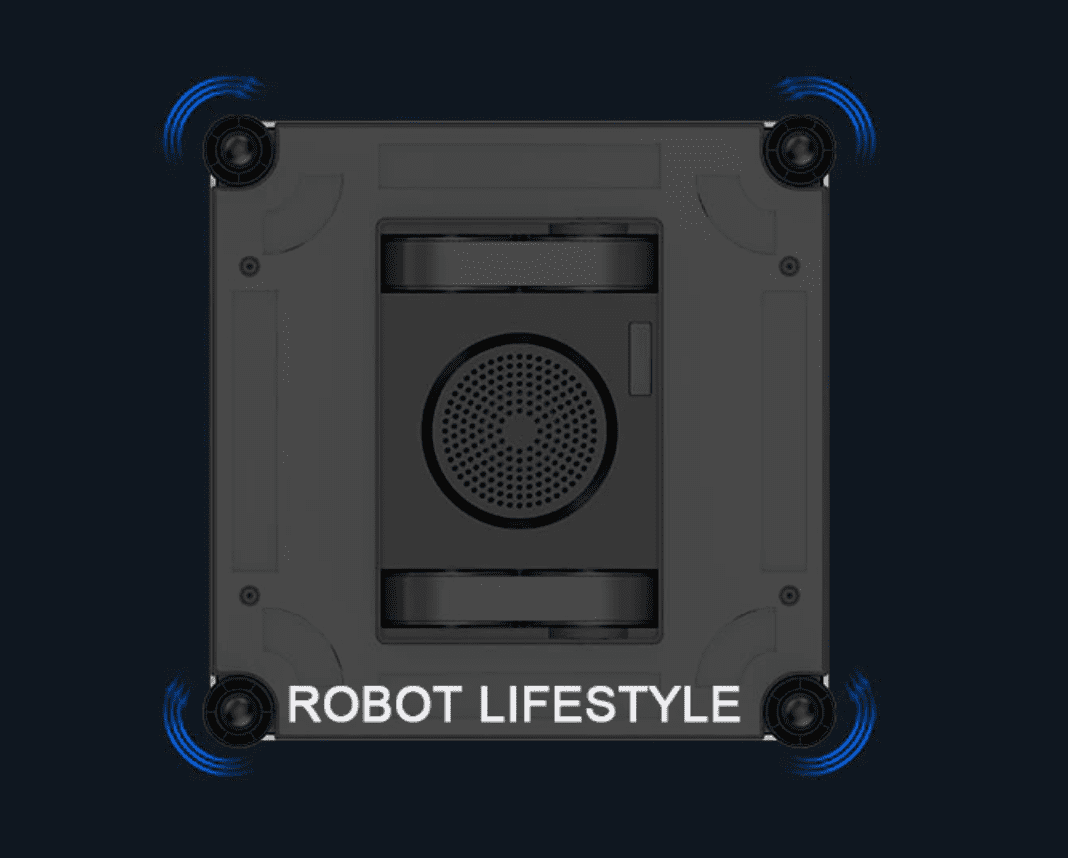 Robot Lave Vitre vue dessous