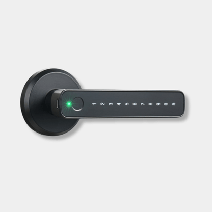 Serrure Intelligente Biométrique - Empreinte digitale, code secret, clé et bluetooth.