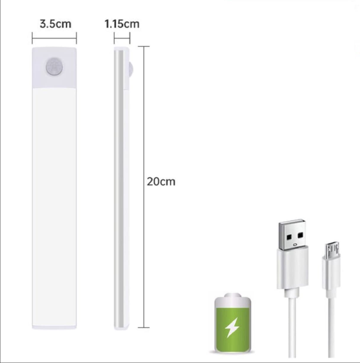  Réglette lumineuse alu 20cm